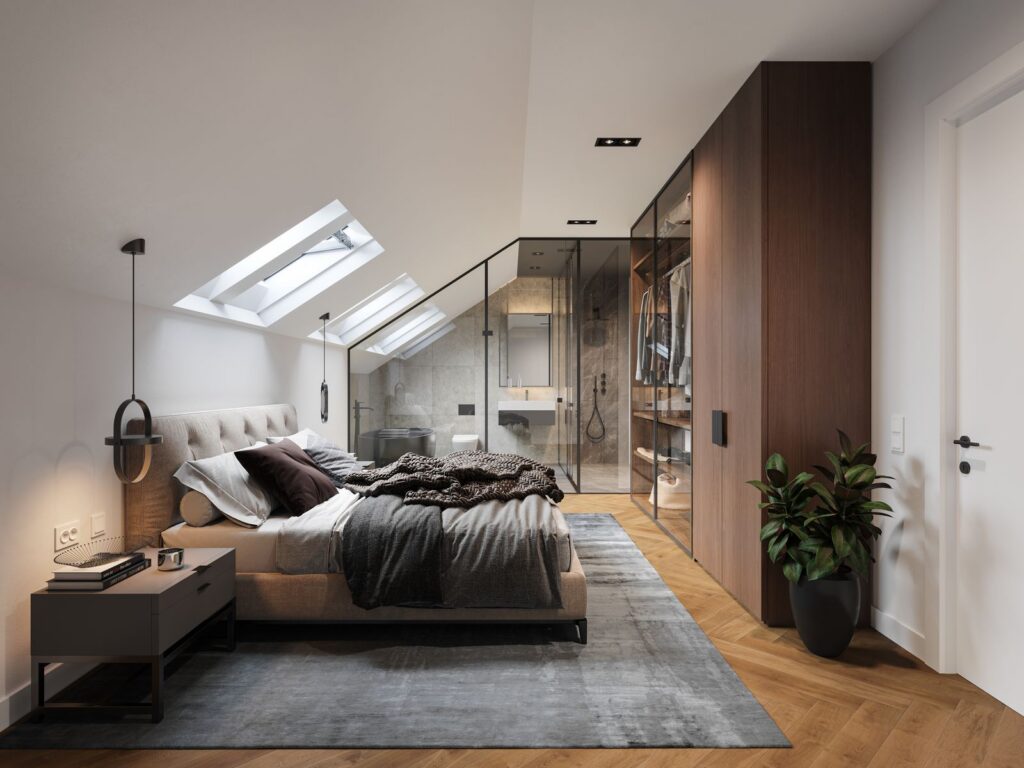 Résidence H1, la chambre